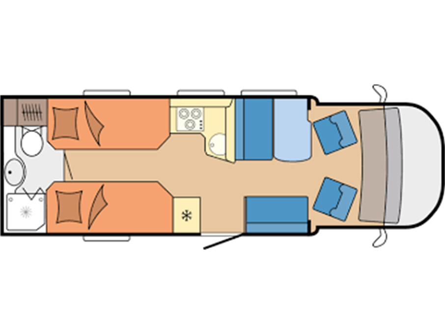 Hobby Optima De Luxe T70 E Fiat/Hobby T70 E 2,2 250